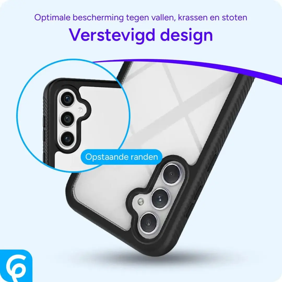 Selected Hoesje Samsung Galaxy A55 Full Protect - Zwart