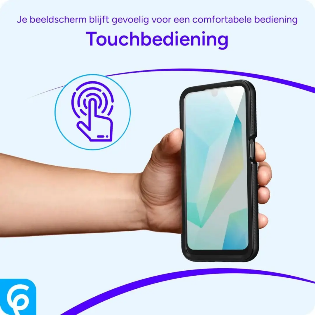 Selected Hoesje Samsung Galaxy A55 Full Protect - Zwart