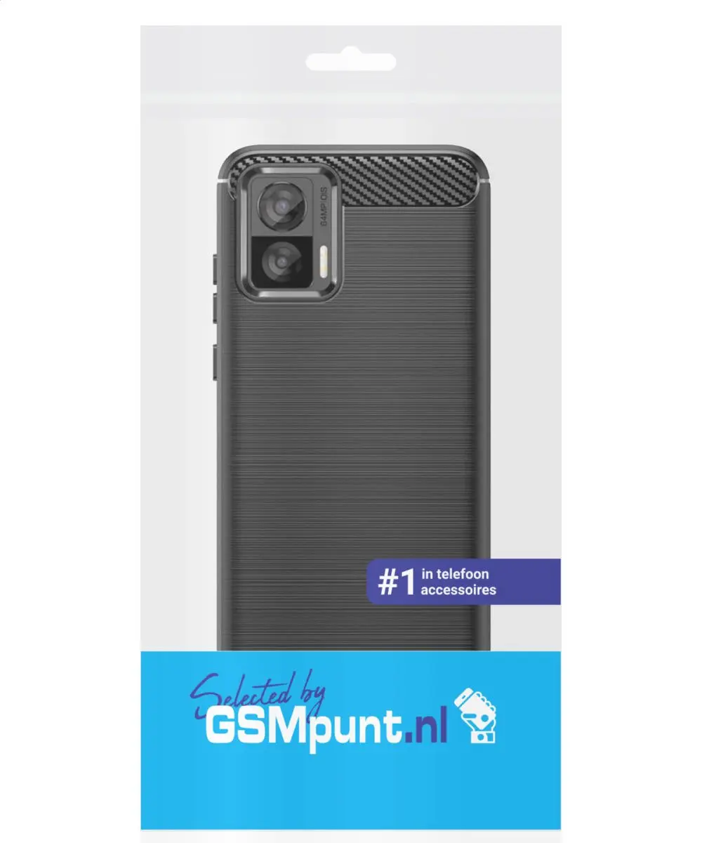 Selected TPU Hoesje Motorola Edge 30 Neo - Zwart