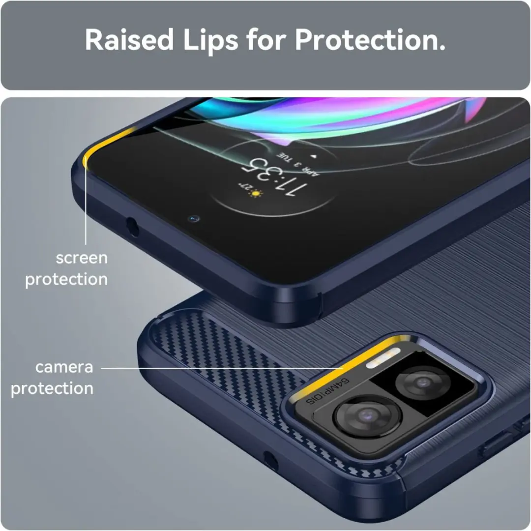 Selected TPU Hoesje Motorola Edge 30 Neo - Zwart