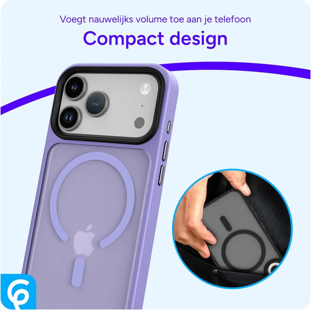 Selected Hoesje iPhone 17 Pro Max MagSafe Paars
