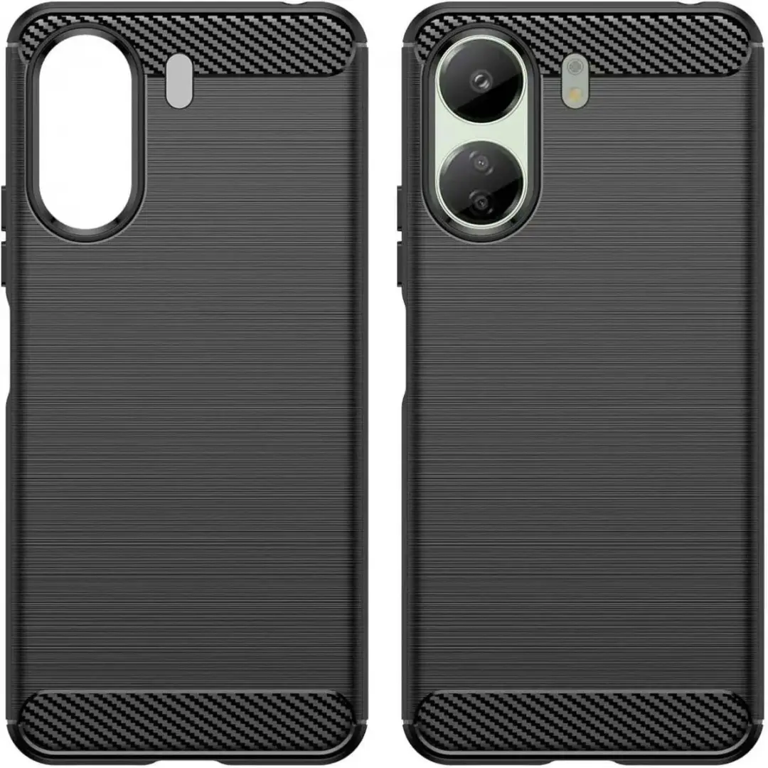 Selected TPU Hoesje Xiaomi Poco C65 - Zwart