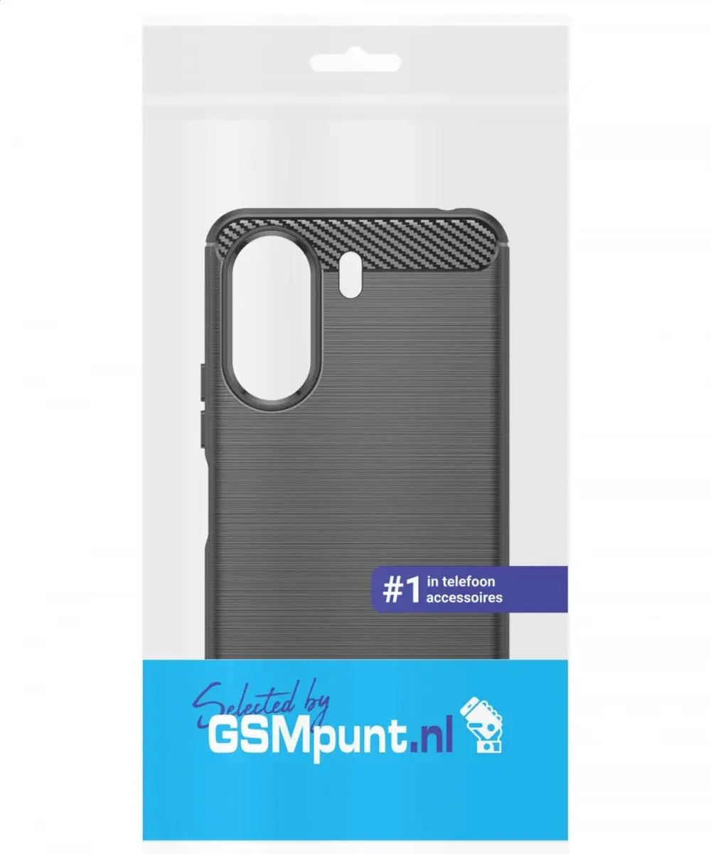 Selected TPU Hoesje Xiaomi Poco C65 - Zwart