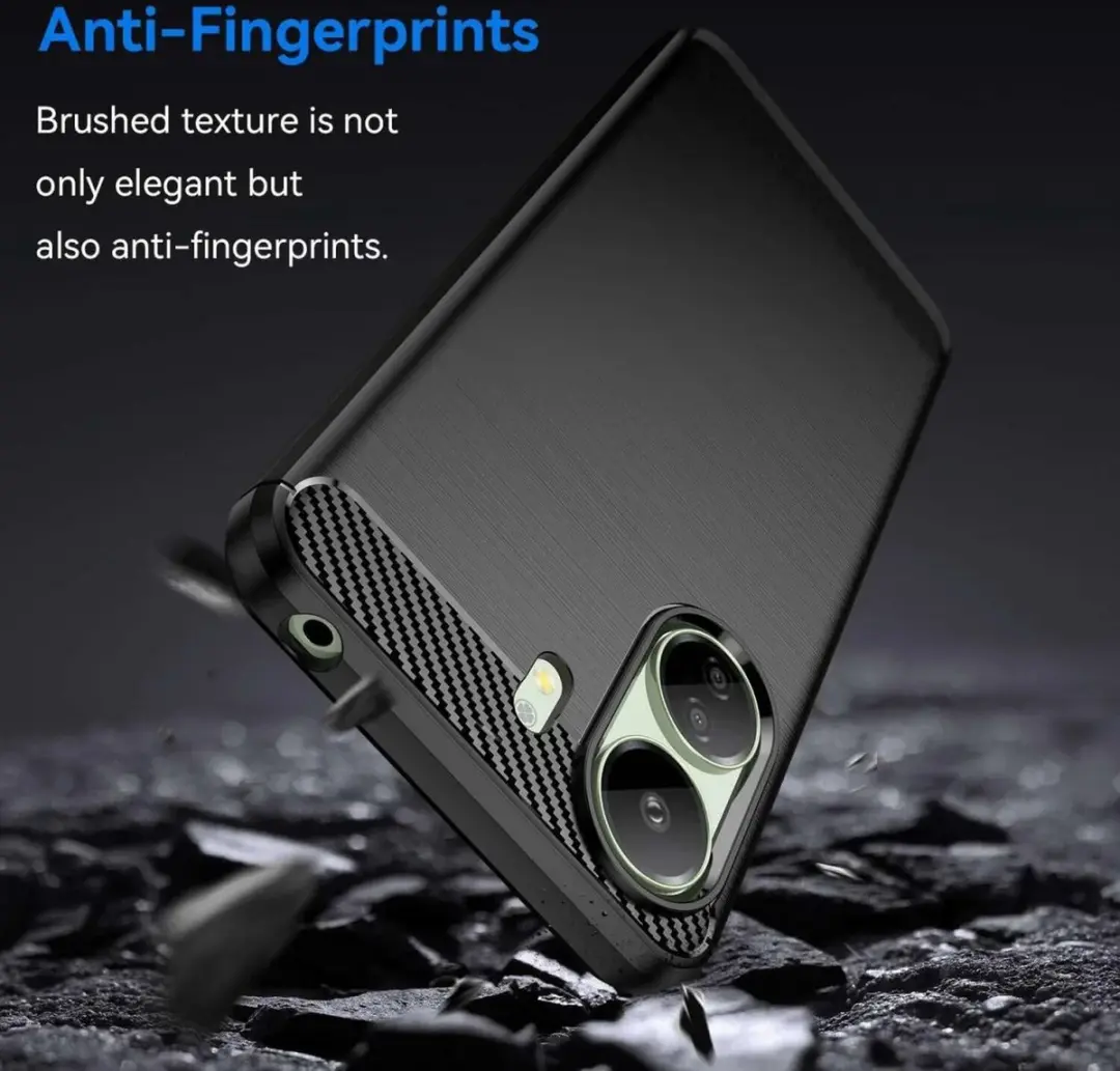 Selected TPU Hoesje Xiaomi Poco C65 - Zwart