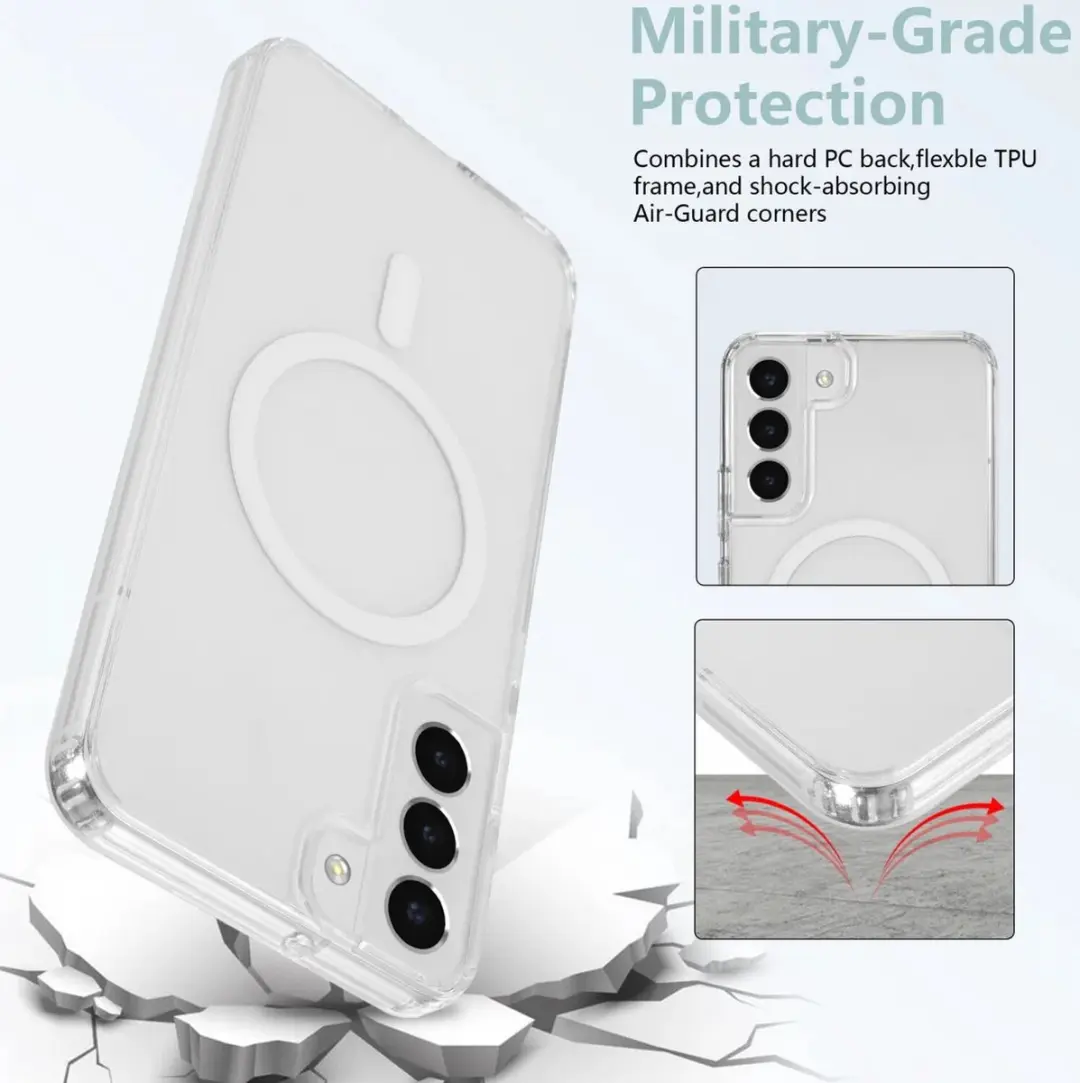 Selected Hoesje Samsung Galaxy S22 Plus MagSafe Transparant - afbeelding 6 van 6