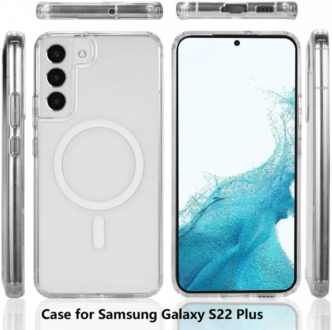 Selected Hoesje Samsung Galaxy S22 Plus MagSafe Transparant