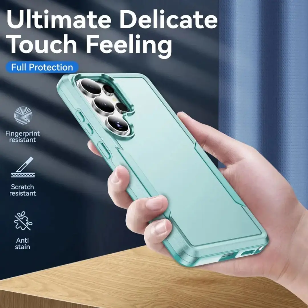 Selected Back Cover Samsung Galaxy S26 Ultra - Rugged Hoesje Groen