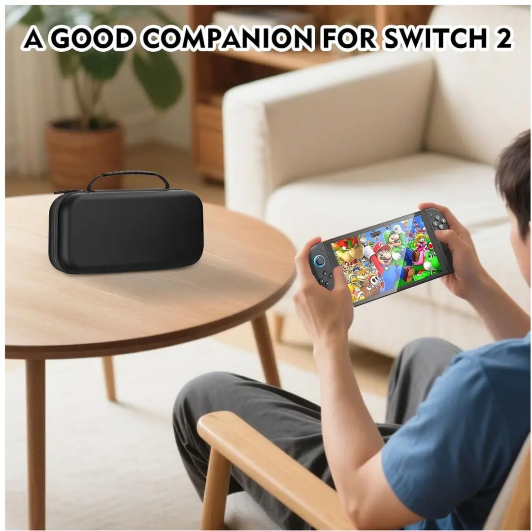 Selected by GSMpunt Nintendo Switch 2 Hoesje - 24 Gamecards - Zwart