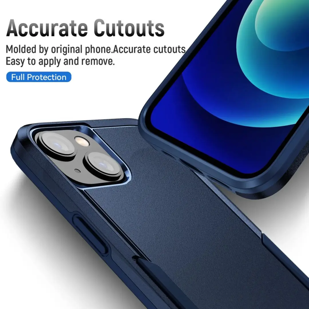 Selected Back Cover iPhone 14 Blauw - Schokbestendig