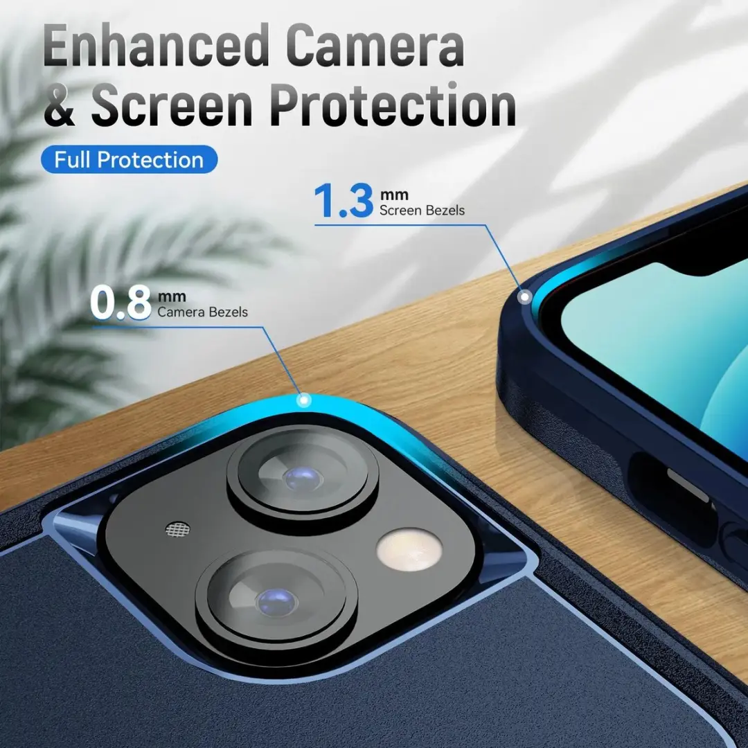 Selected Back Cover iPhone 14 Blauw - Schokbestendig