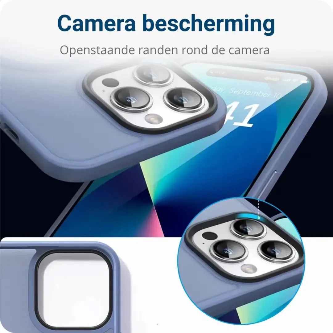 Selected Hoesje iPhone 14 Pro Max MagSafe - Blauw