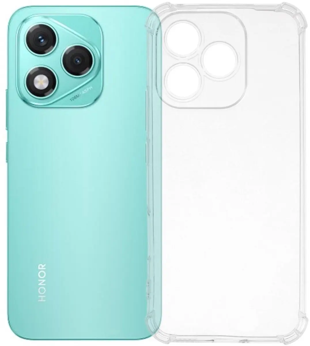 Selected Transparant Hoesje Honor 400 Lite - Schokbestendig TPU - afbeelding 6 van 6