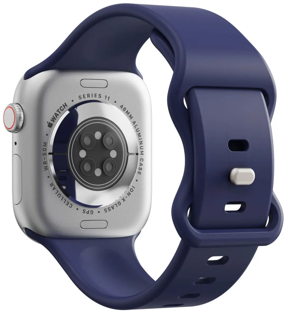 Selected SBG Siliconen Horlogeband Apple Watch 40mm - Midnight Blue