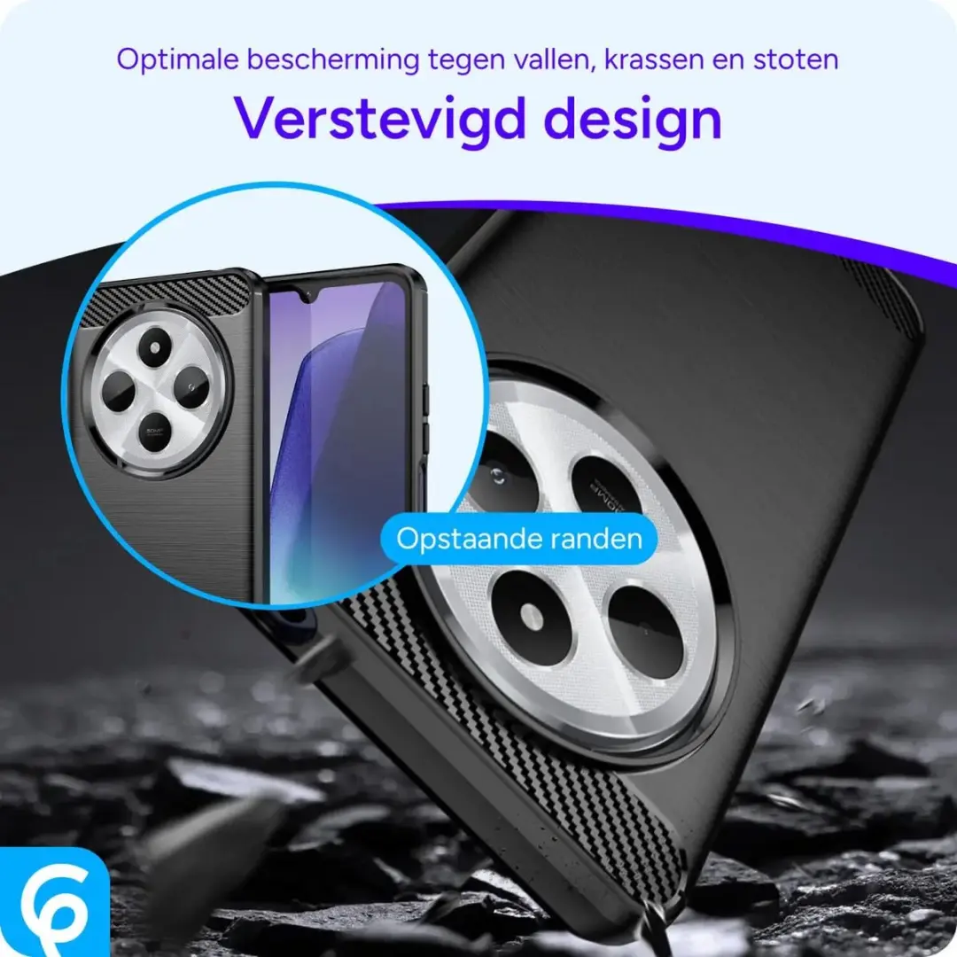 Selected TPU Hoesje Xiaomi Redmi 14C - Zwart
