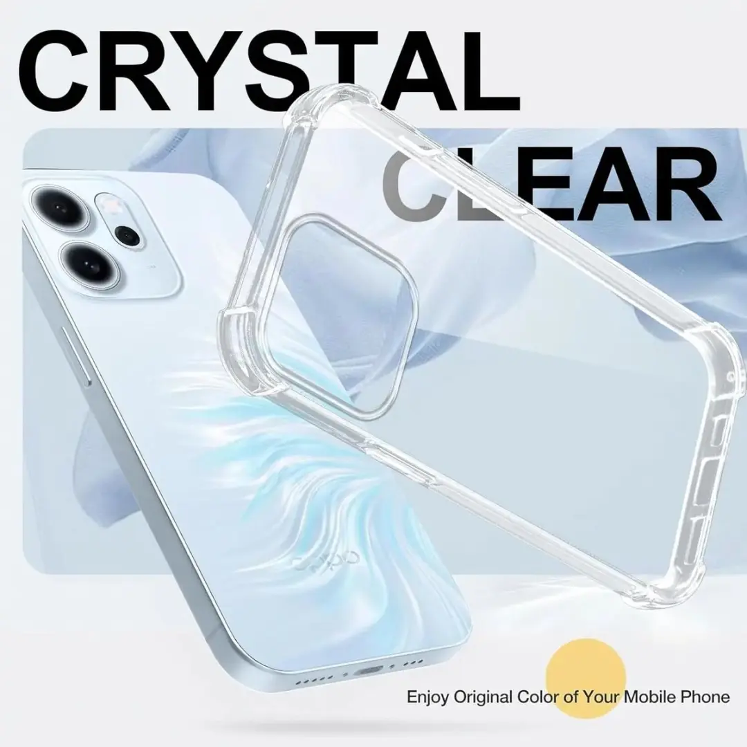 Selected Transparant Hoesje Oppo Reno 15F - Koord & TPU