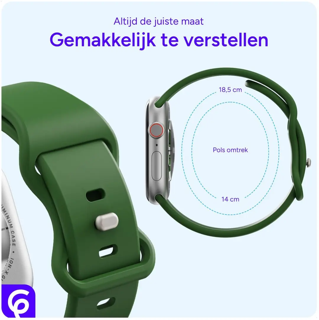 Selected SBG Siliconen Horlogebandje Apple Watch 38-42mm - Alfalfa