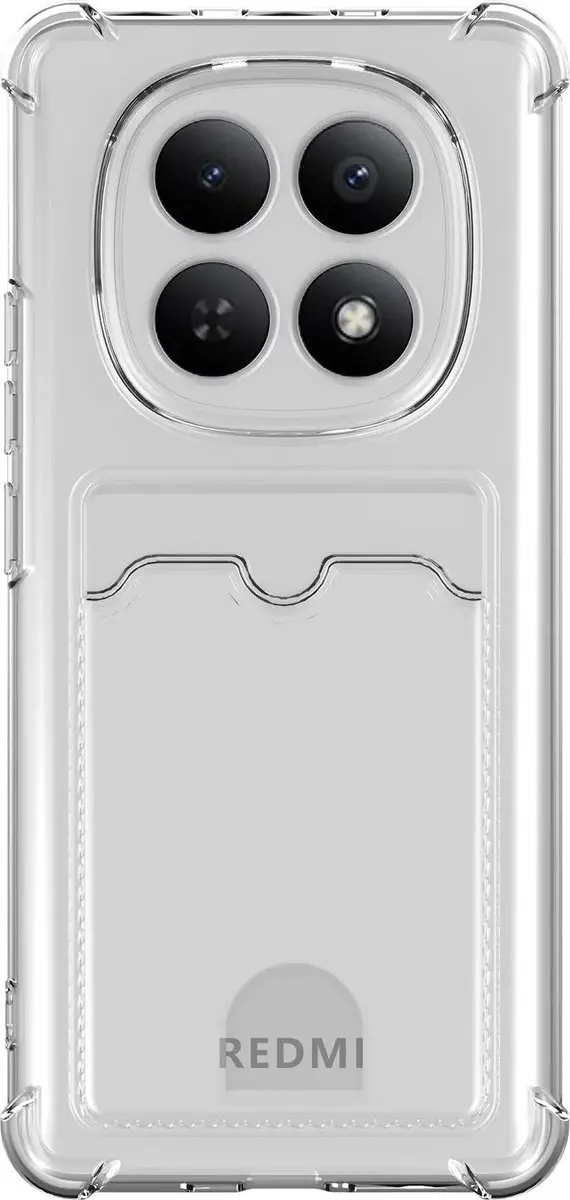Selected Transparant Hoesje Xiaomi Redmi Note 15 5G - Pasjeshouder