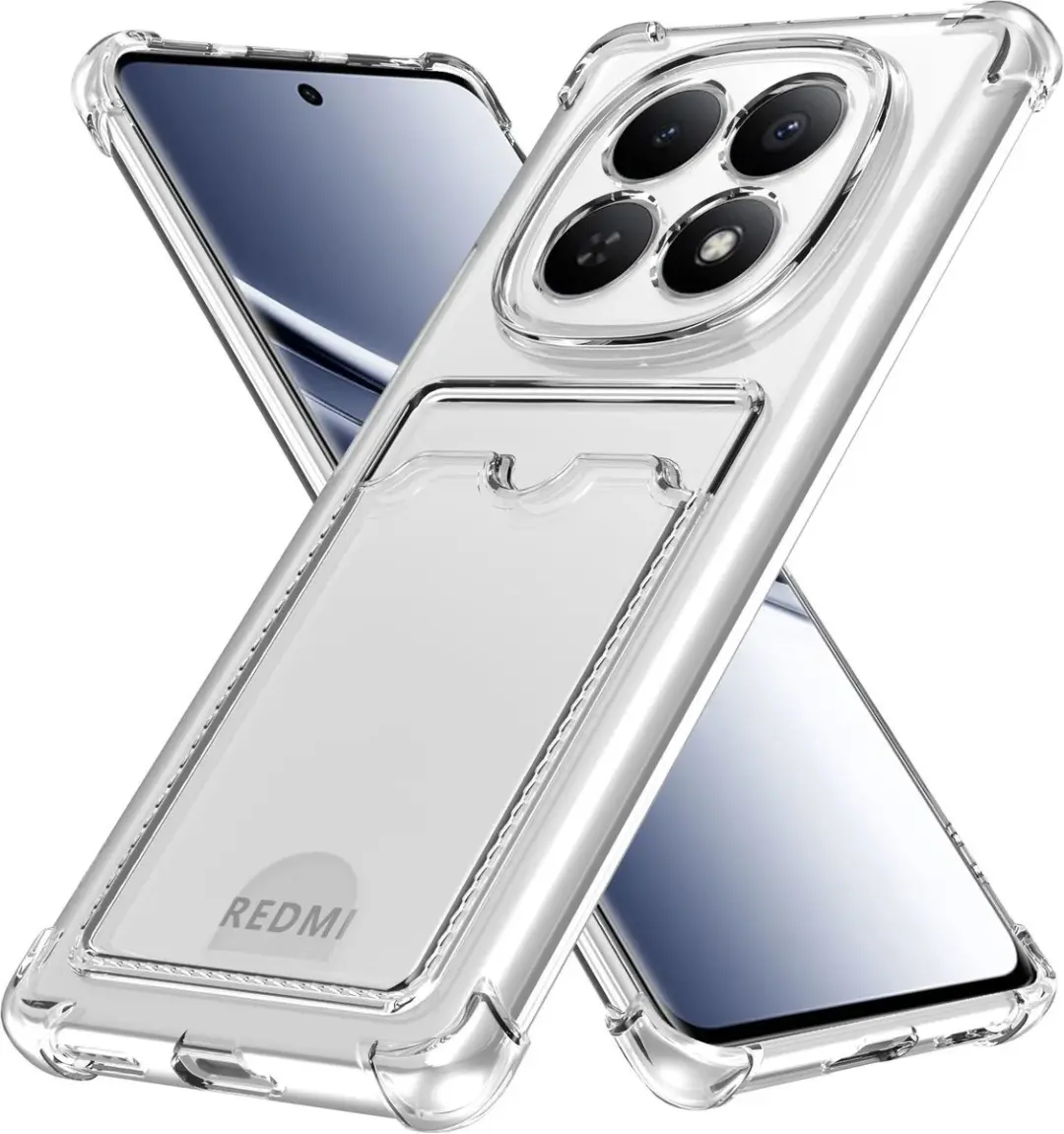 Selected Transparant Hoesje Xiaomi Redmi Note 15 5G - Pasjeshouder - afbeelding 6 van 6