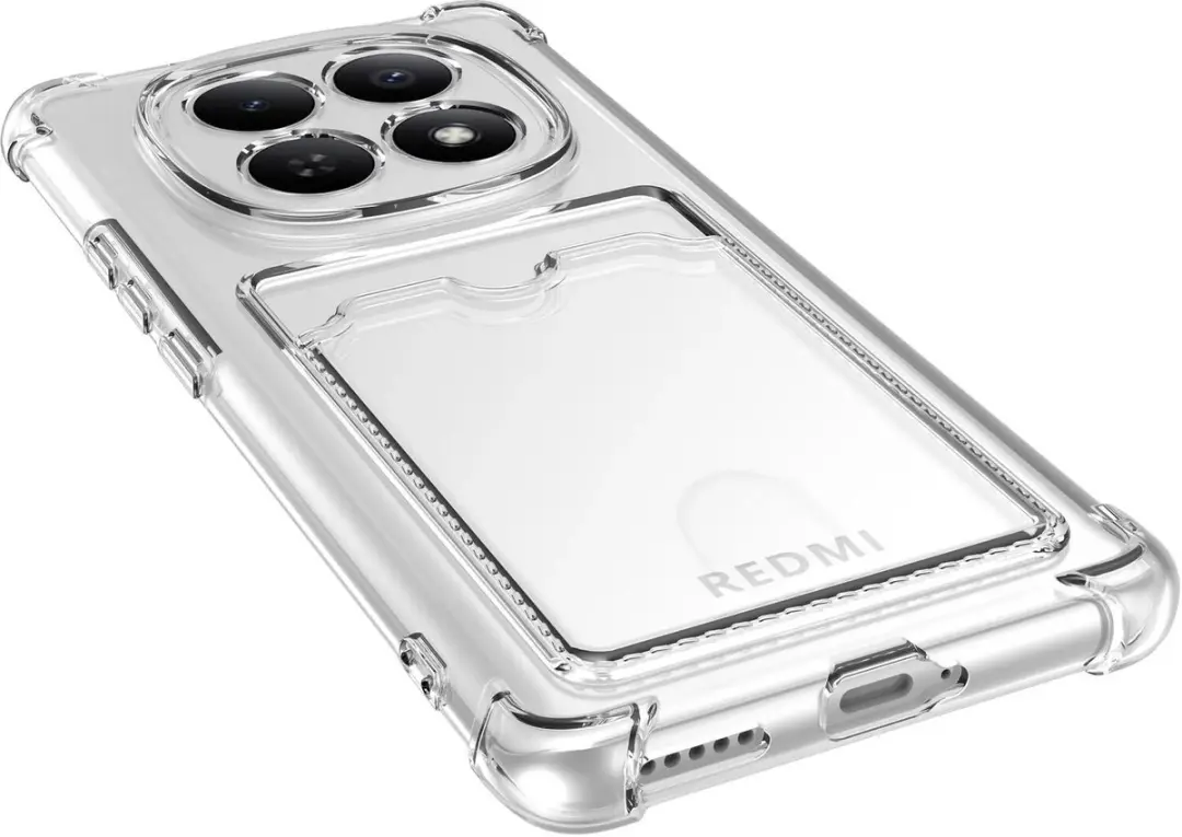 Selected Transparant Hoesje Xiaomi Redmi Note 15 5G - Pasjeshouder