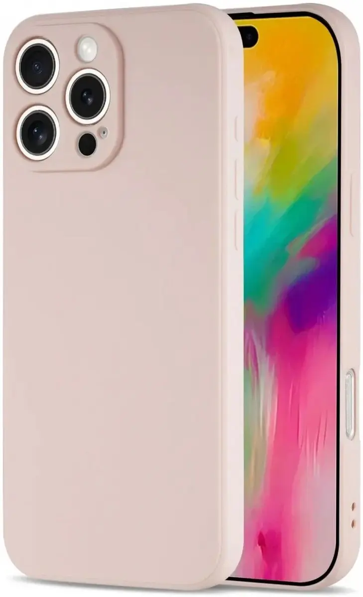 Selected Hoesje iPhone 16 Pro Camera Bescherming Roze