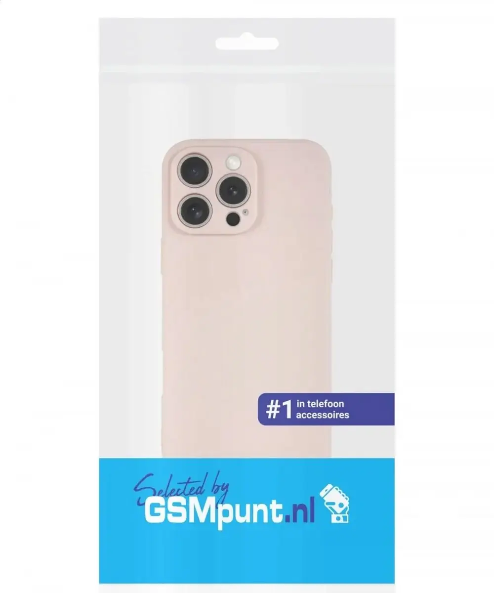 Selected Hoesje iPhone 16 Pro Camera Bescherming Roze
