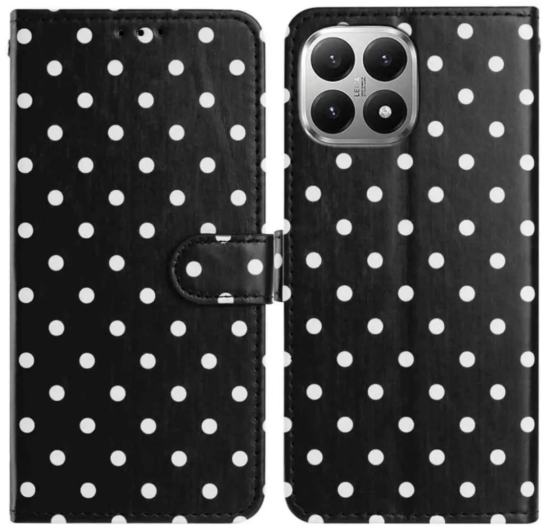 Selected Xiaomi 15T Polka Dot Wallet Hoesje