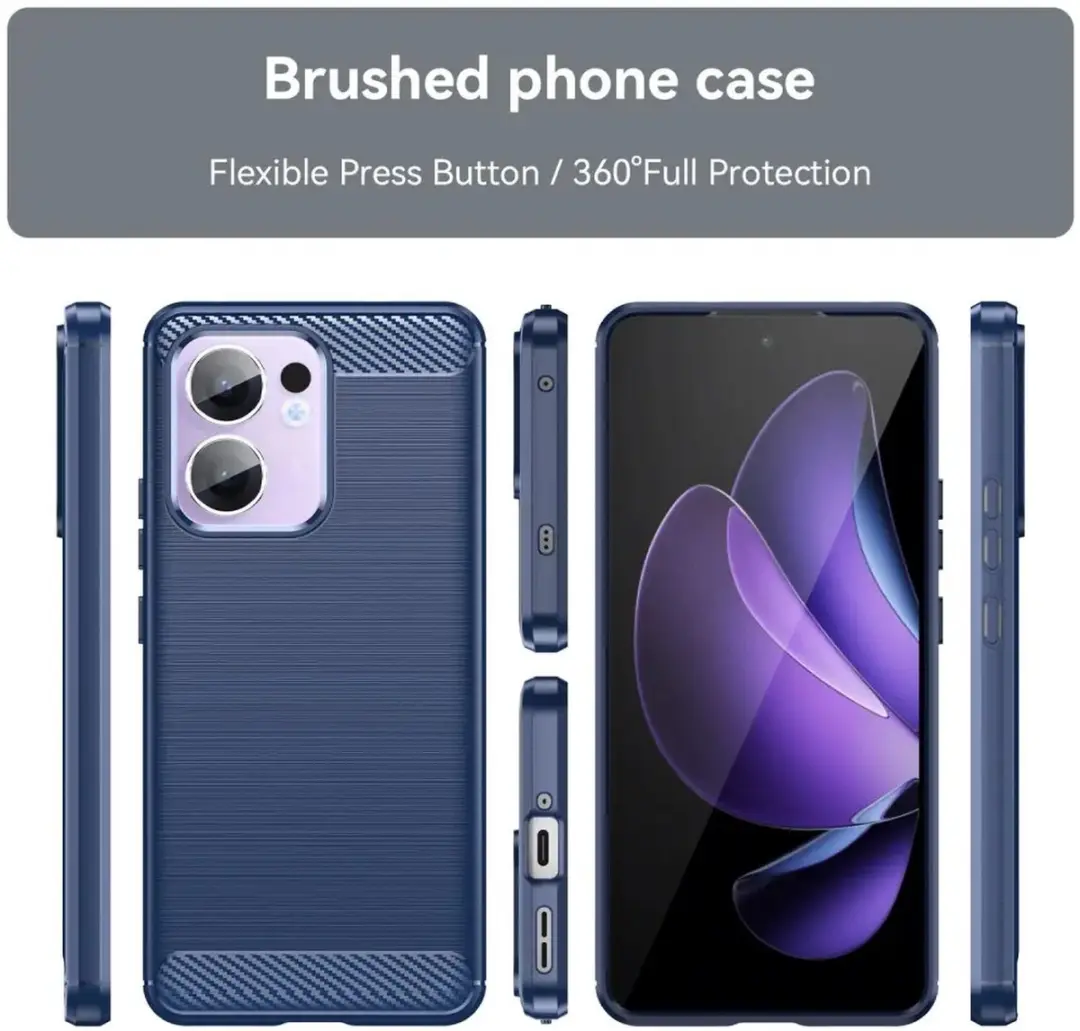 Selected TPU Hoesje Oppo Reno 13 F - Blauw - afbeelding 6 van 6