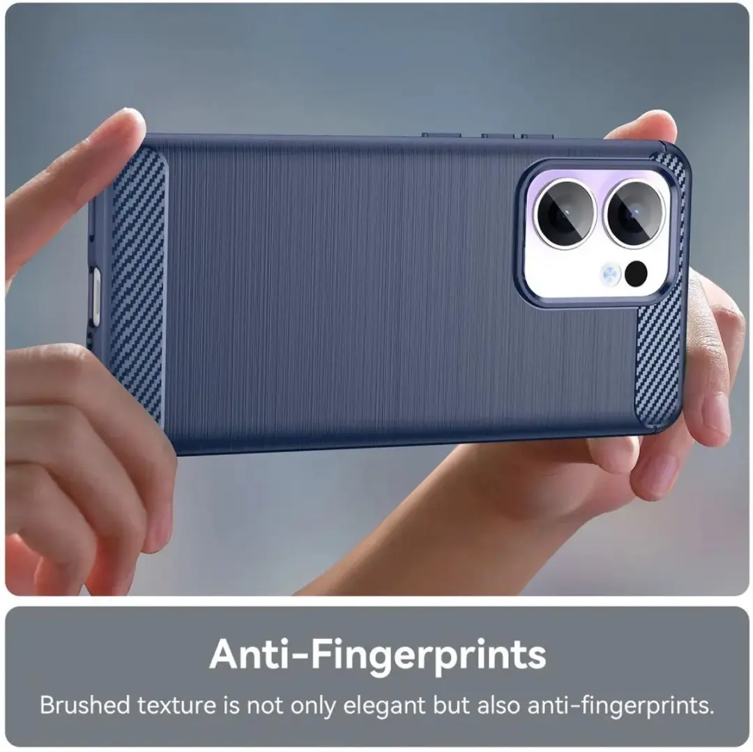 Selected TPU Hoesje Oppo Reno 13 F - Blauw