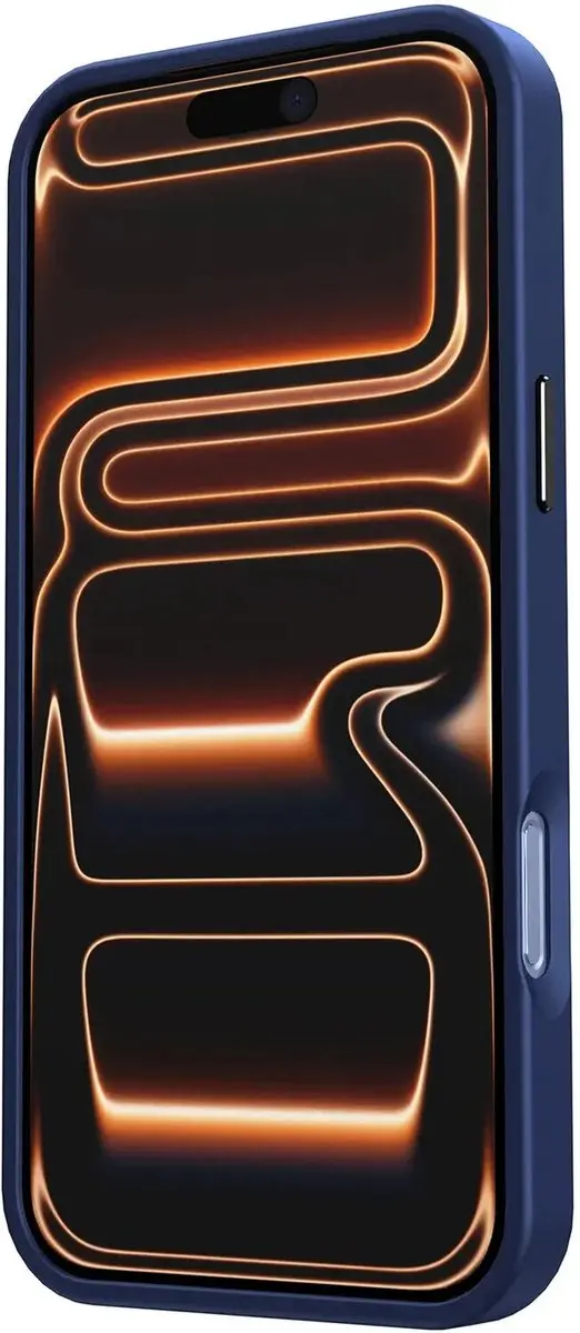 Selected iPhone 17 Pro Max Hoesje - Matte Blauwe Back Cover - MagSafe