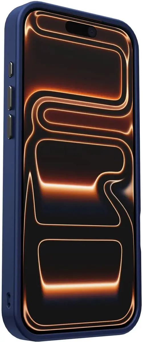 Selected iPhone 17 Pro Max Hoesje - Matte Blauwe Back Cover - MagSafe