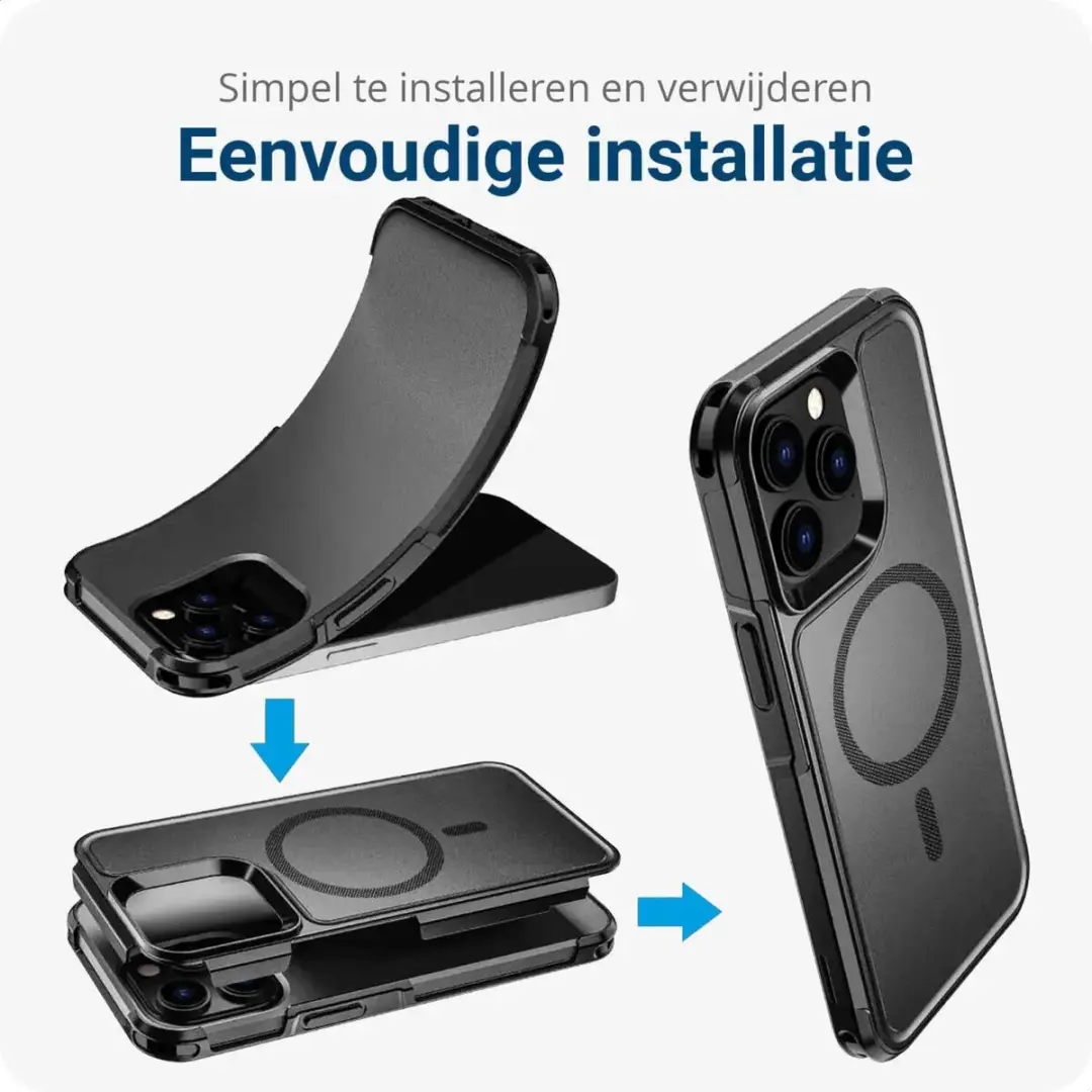 Selected by GSMpunt.nl iPhone 14 Pro Max Hoesje - MagSafe - Zwart