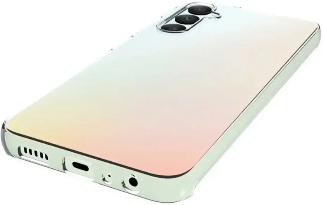 Selected Schokbestendig Hoesje Samsung Galaxy A05S - Transparant/Rood