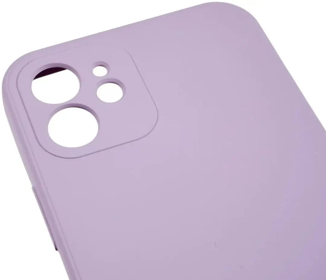 Selected Hoesje iPhone 12 Camera Bescherming - Lila