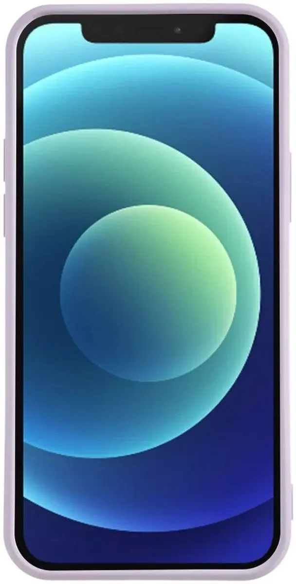 Selected Hoesje iPhone 12 Camera Bescherming - Lila