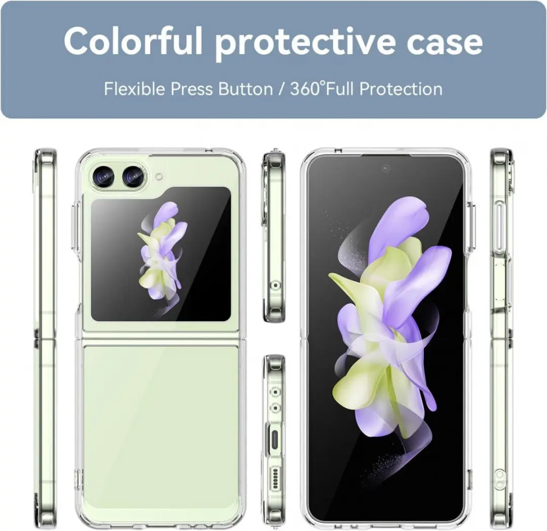Selected Transparant TPU Hoesje Samsung Galaxy Z Flip 5