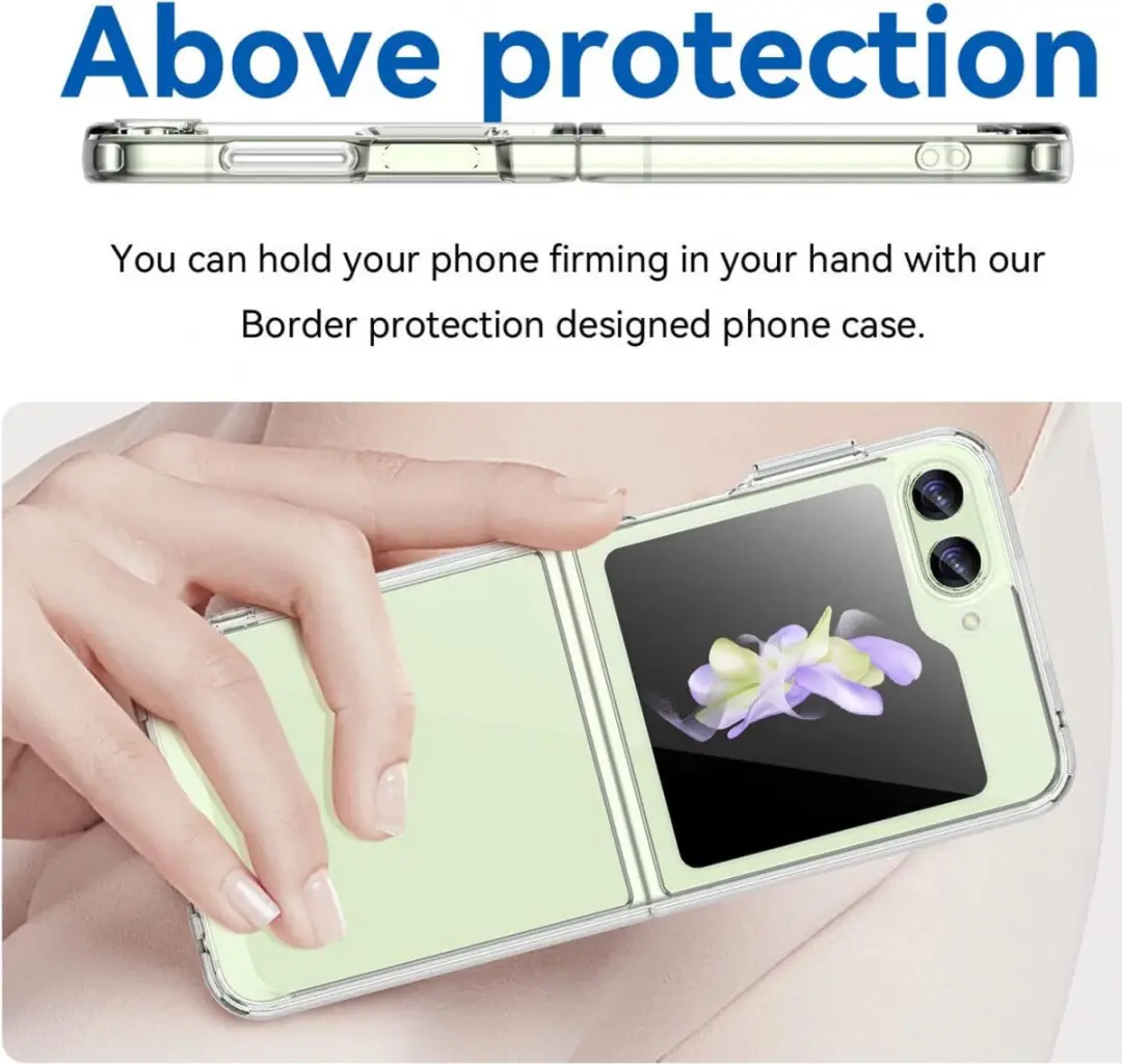 Selected Transparant TPU Hoesje Samsung Galaxy Z Flip 5
