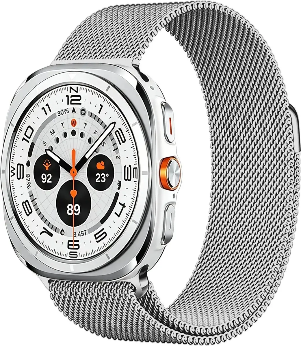 Selected SBG Milanees Horlogebandje Samsung Galaxy Watch Ultra