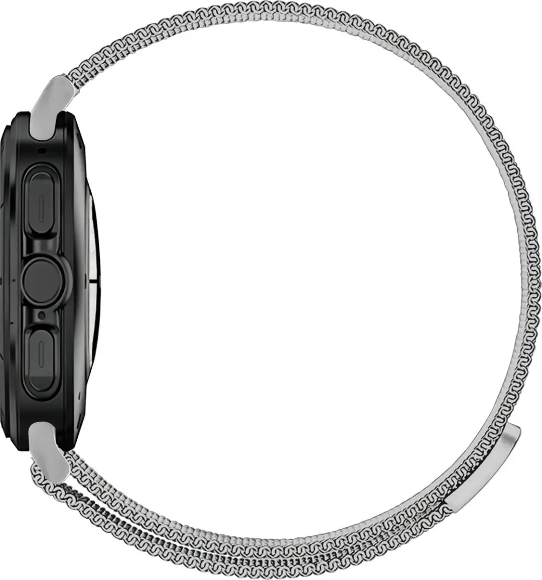 Selected SBG Milanees Horlogebandje Samsung Galaxy Watch Ultra - Zilver