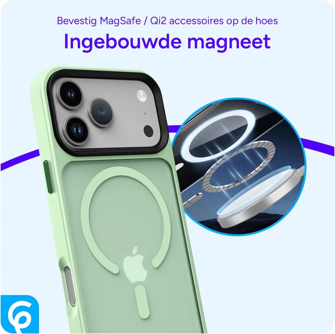 Selected by GSMpunt Hoesje iPhone 17 Pro MagSafe Groen