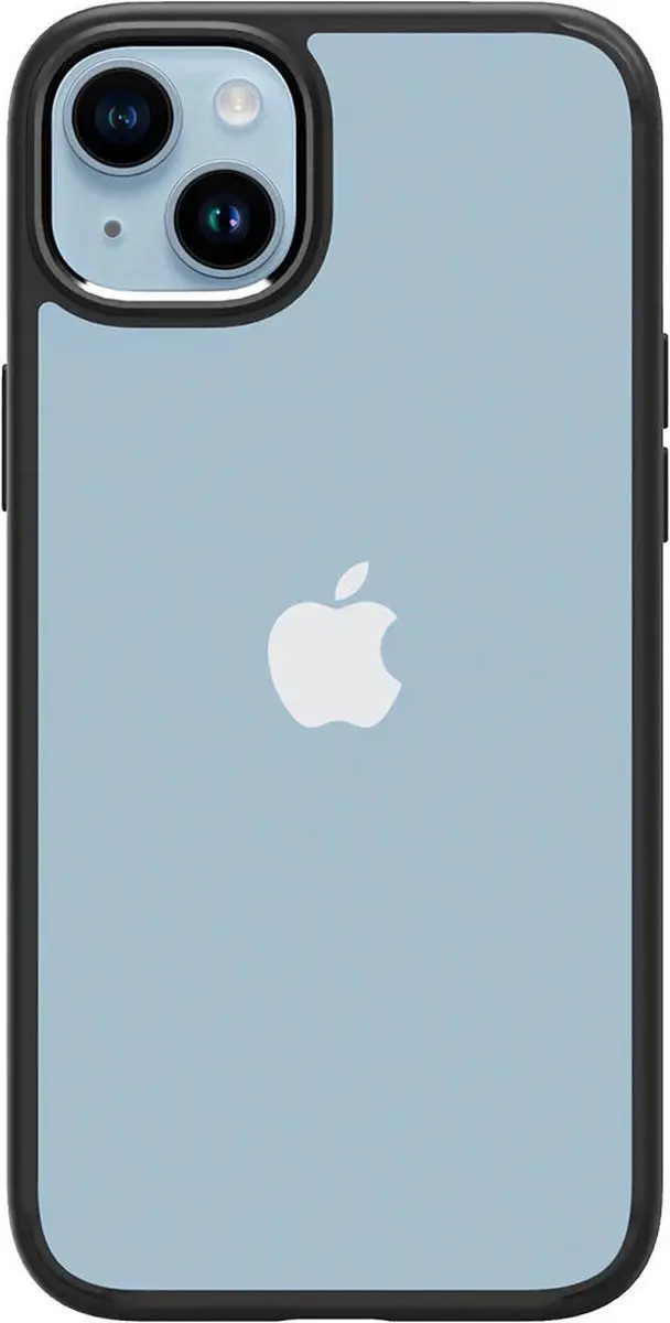 Selected by GSMpunt Apple iPhone 15 Hoesje - Transparant Zwart