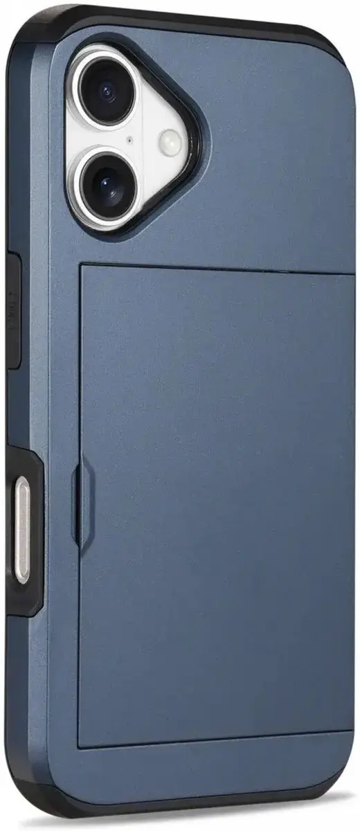 Selected Hoesje iPhone 16 met Kaarthouder - Blauw - afbeelding 6 van 6