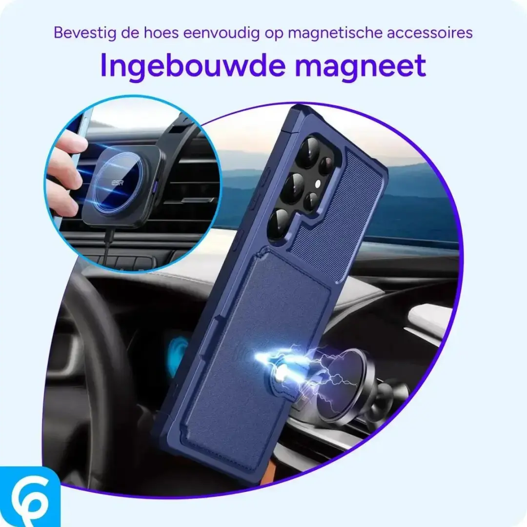 Selected Portemonnee Hoesje Samsung Galaxy S26 Ultra - 4 Pasjes - Blauw