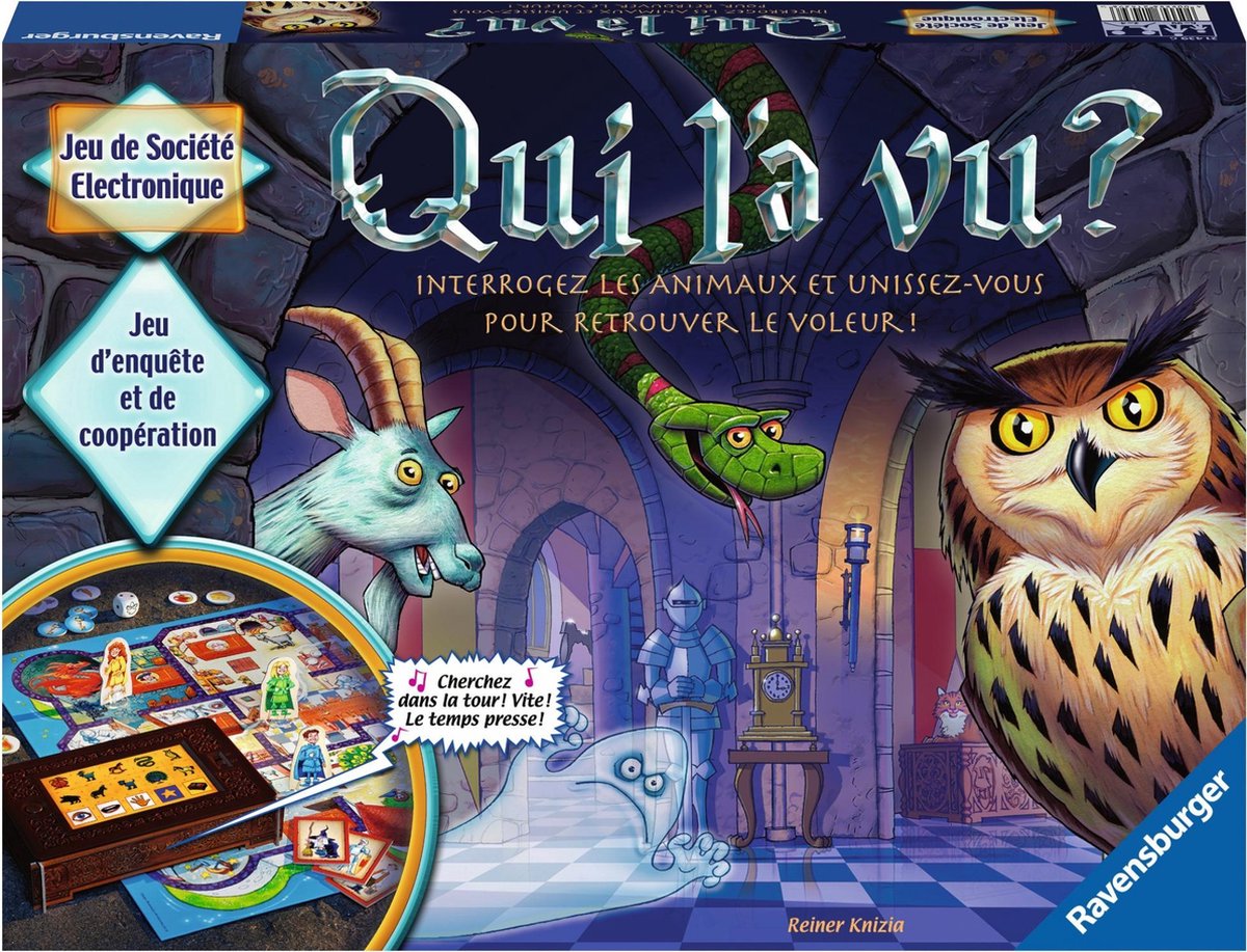 Ravensburger Qui l'a vu ? Kaartspel Gelukspel