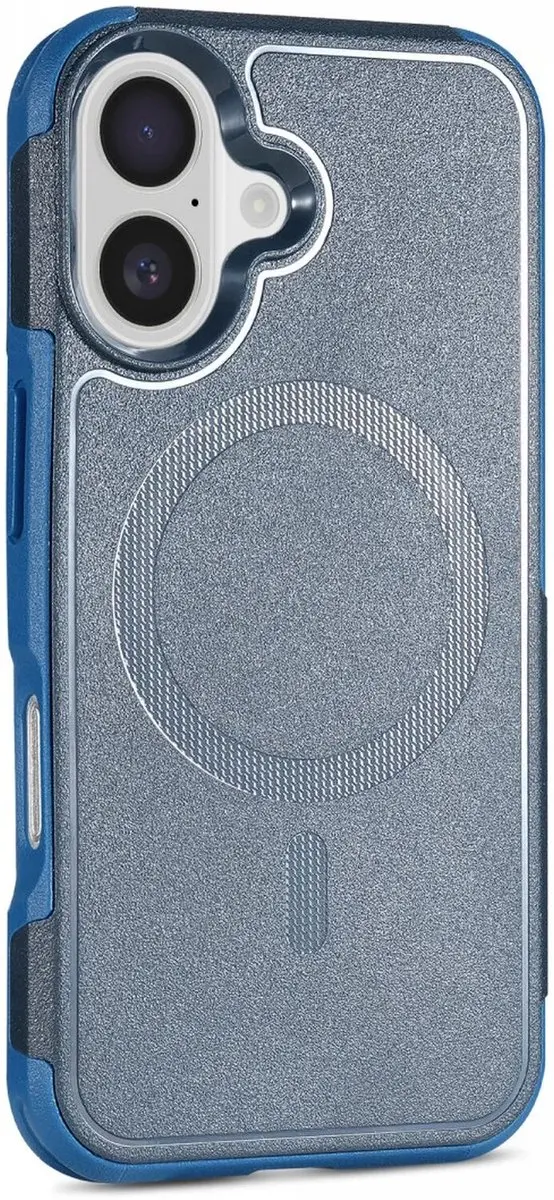 Selected by GSMpunt.nl iPhone 16 Hoesje Blauw - MagSafe Dual-Layer - afbeelding 6 van 6