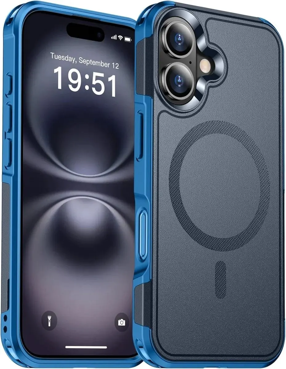Selected by GSMpunt.nl iPhone 16 Hoesje Blauw