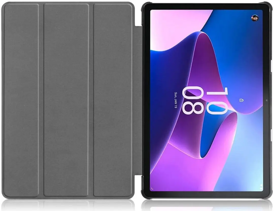 Selected Lenovo Tab M10 Plus Gen 3 Tablethoes - Tri-fold - Kunstleder Groen