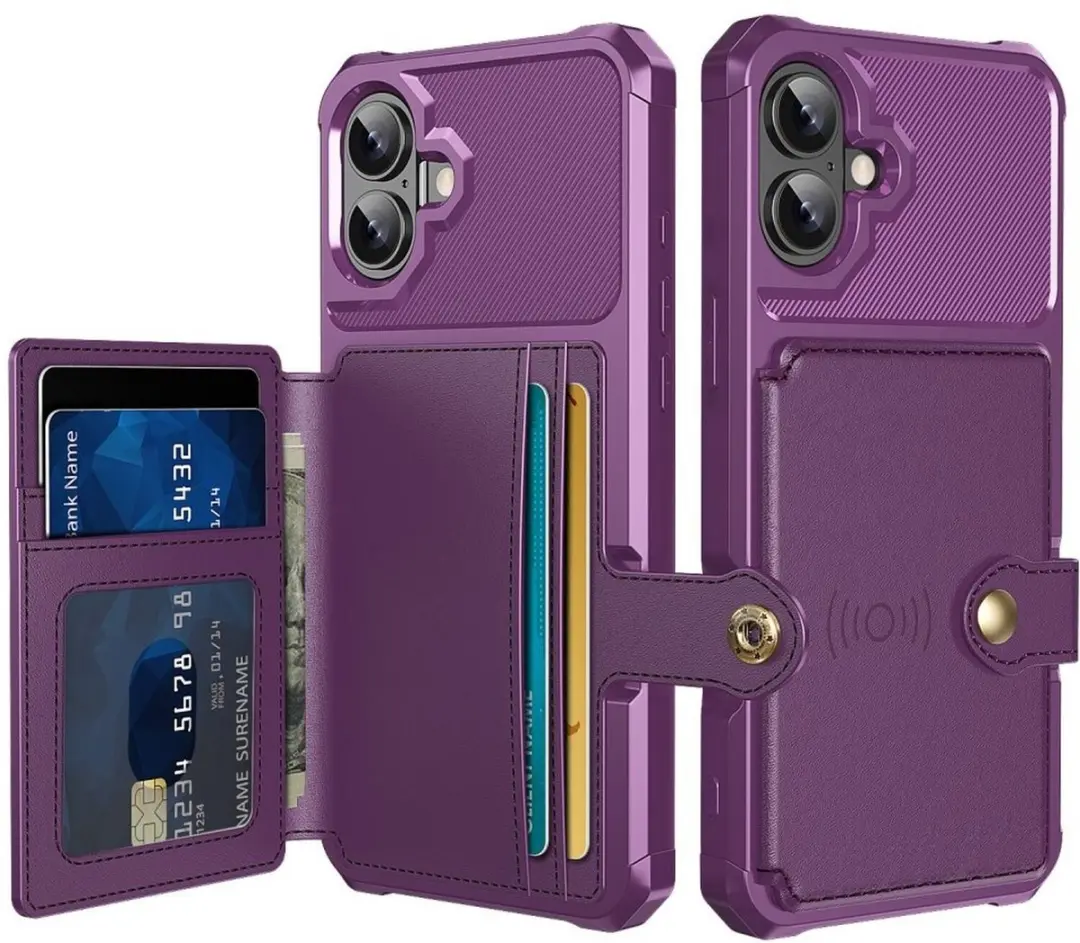 Selected Portemonnee Hoesje iPhone 16 Plus