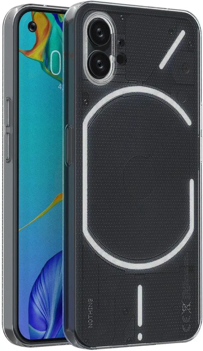 Selected by GSMpunt Nothing Phone (1) TPU Hoesje - Transparant
