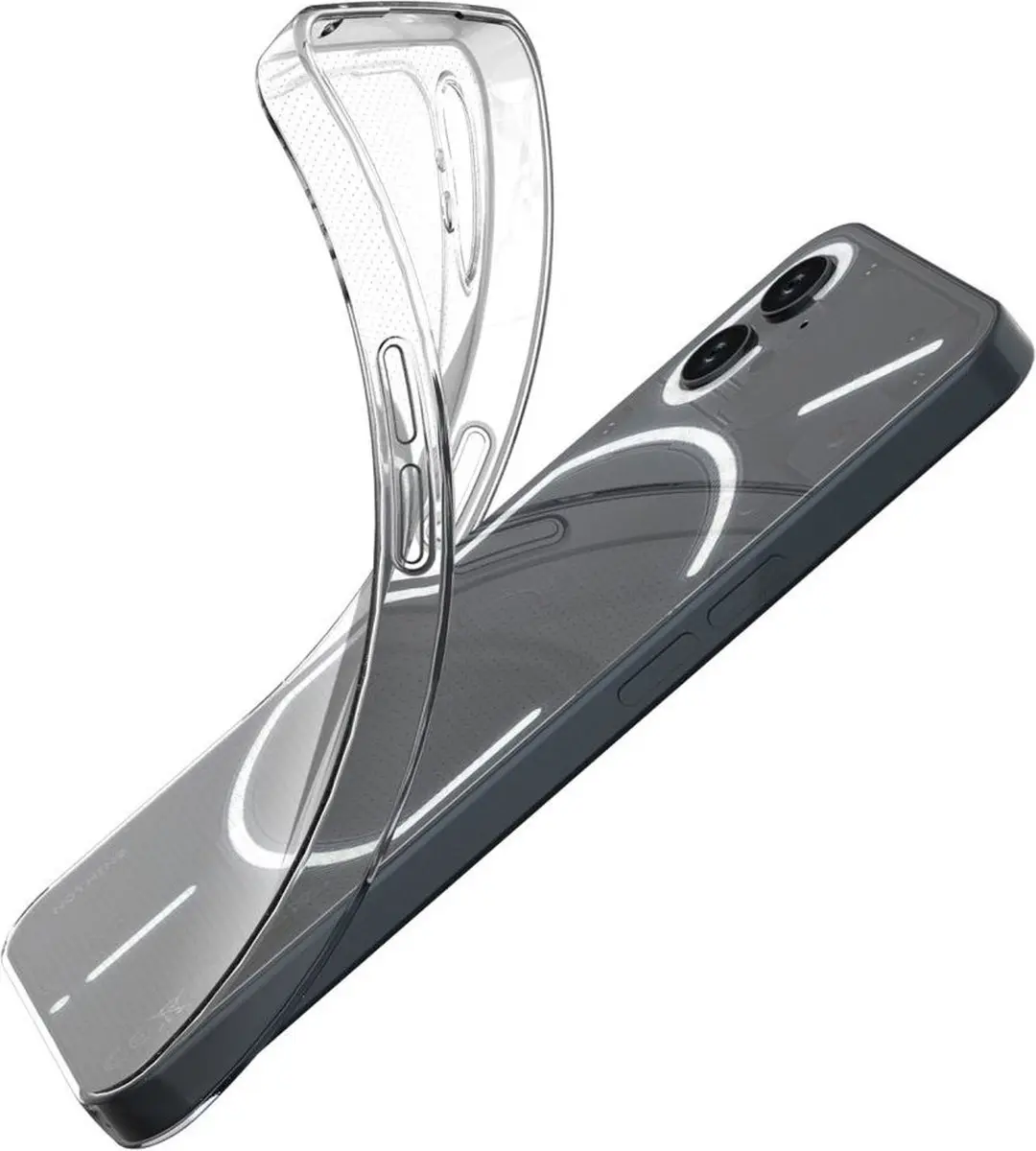 Selected by GSMpunt Nothing Phone (1) TPU Hoesje - Transparant