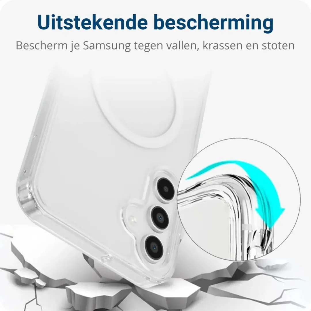 Selected Hoesje Samsung Galaxy A15 MagSafe Transparant